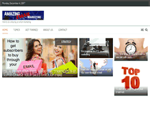 Tablet Screenshot of amazingemailmarketing.com